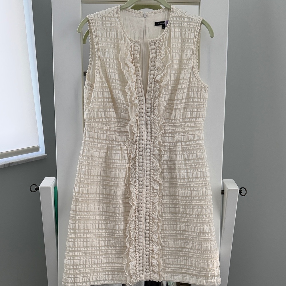 Nanette Lepore cream Sleeveless Dress size 8